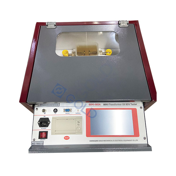 GDYJ-502A IEC156 80kV automático de transformador de óleo de quebra de tensão BDV testador